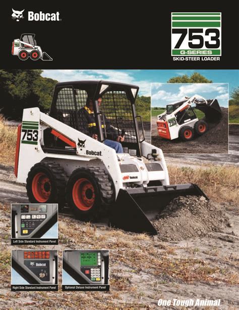 weight of 753 bobcat skid steer|bobcat 753 specs sheet.